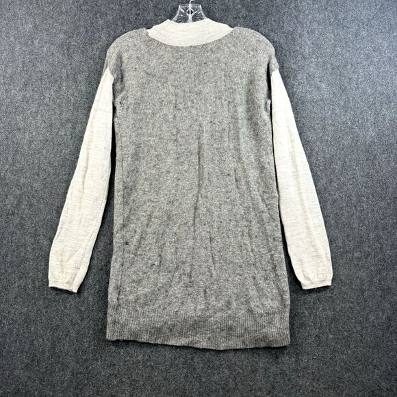 Moth Antropologie Sweater Women's Small Gray Two Tone Wool Alpaca Blend - Picture 6 of 7